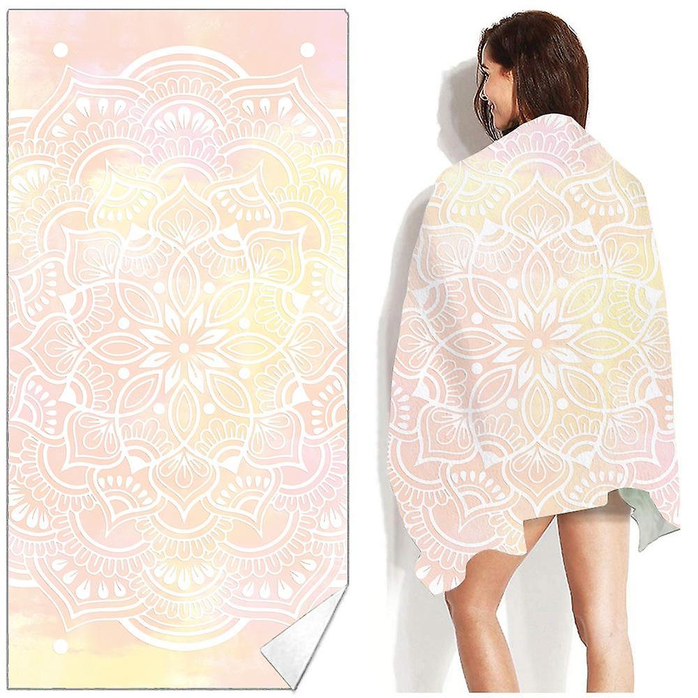 Quick Drying Beach Towels Microfiber Printing Sand Prevention Blanket Bt57