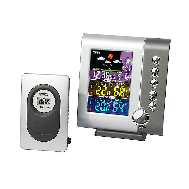 1set Weatherstation Clock