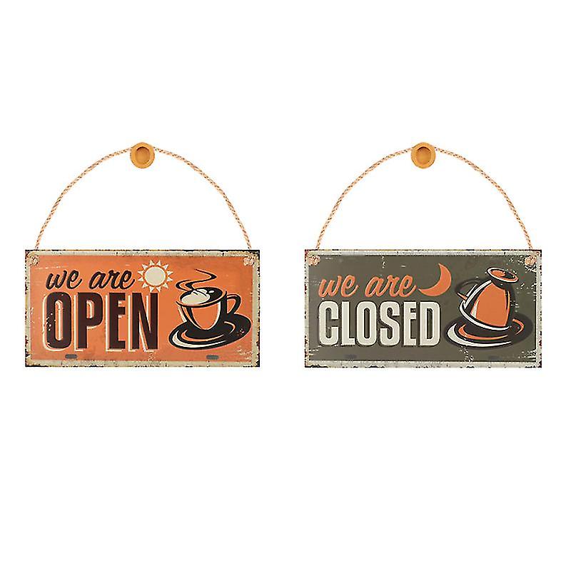 2pcs Coffee House Hanging Sign