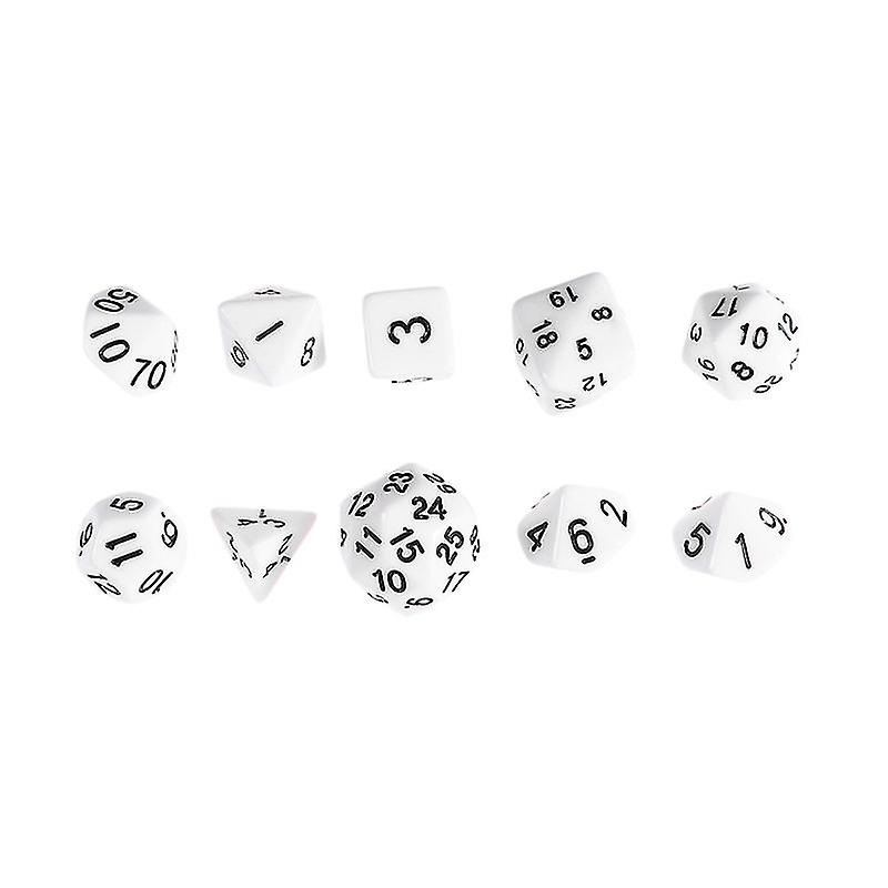 The New 10pcs Polyhedron Dice