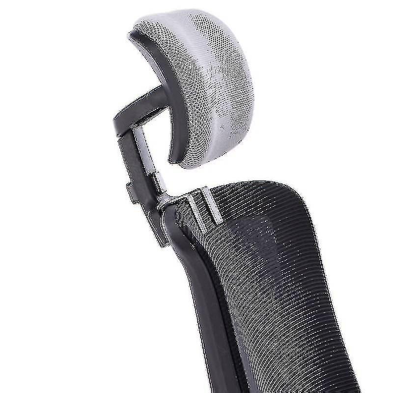 Office Chair Headrest Attachment Universal Head Support Cushion Upholstered Adjustable Height Angle-