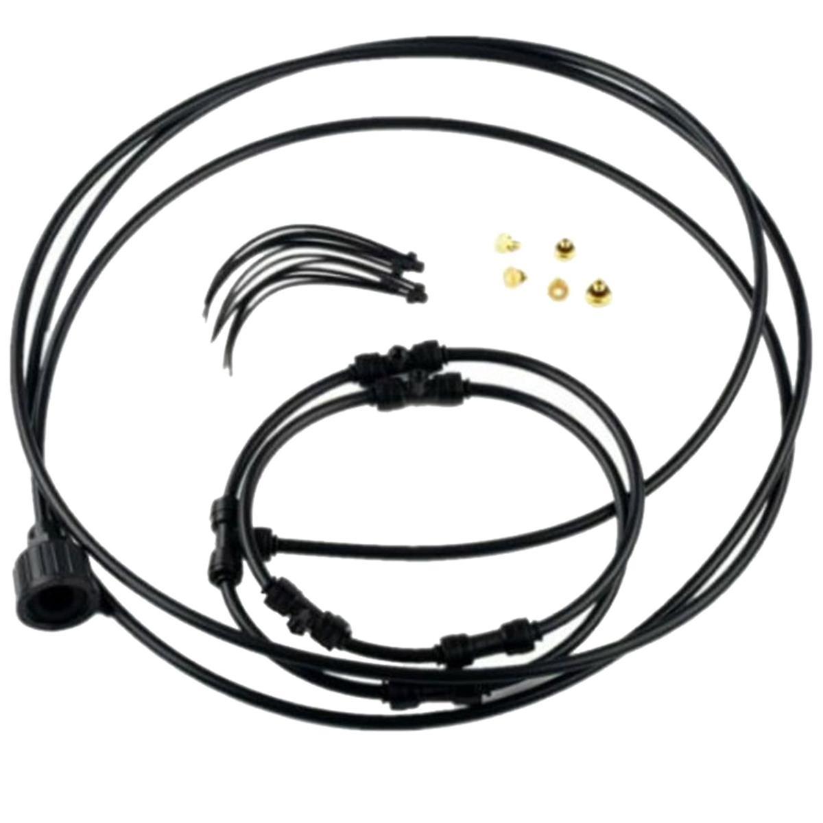 18 Inches Summer Cooling Fan Kit, Water Fan Kit, Suitable for Gardens, Swimming Pools, Yards