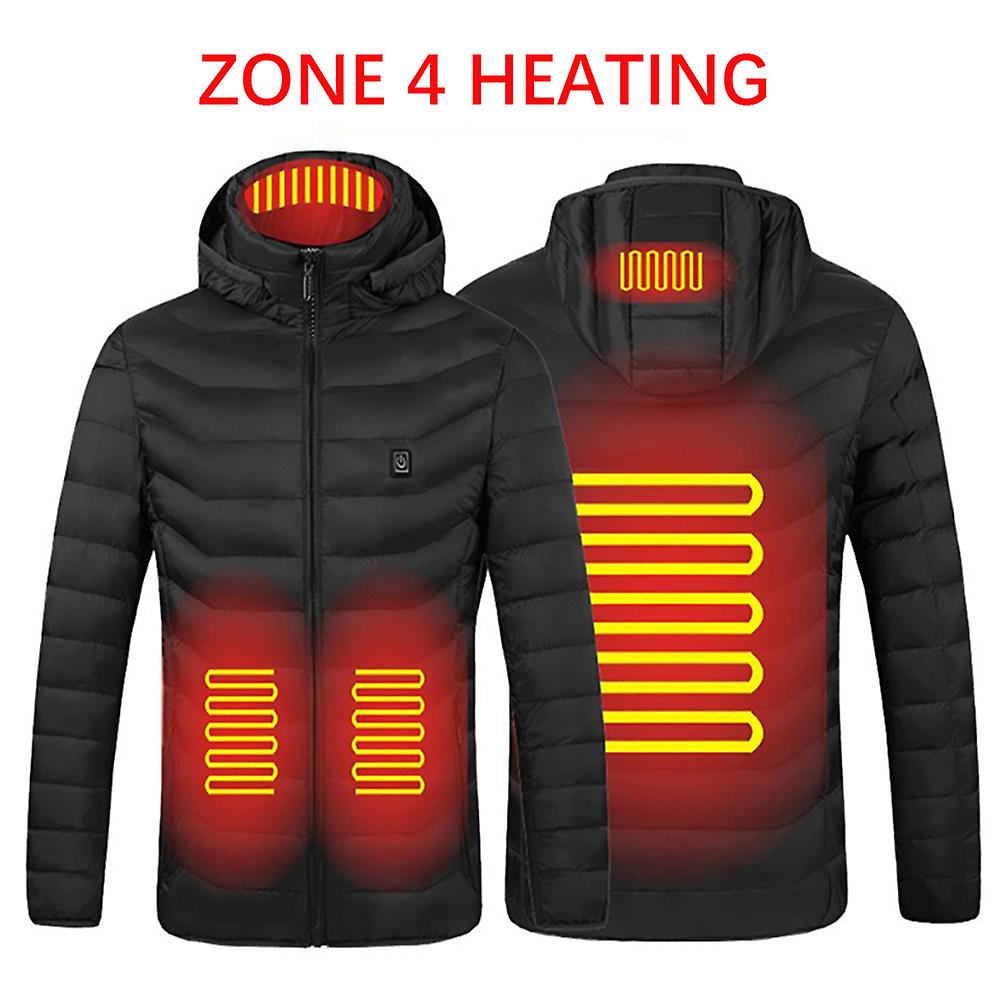 מעיל חימום מעיל חימום יוניסקס מעיל תרמי חשמלי אפוד מחומם חורף בחוץ בגדים חמים     