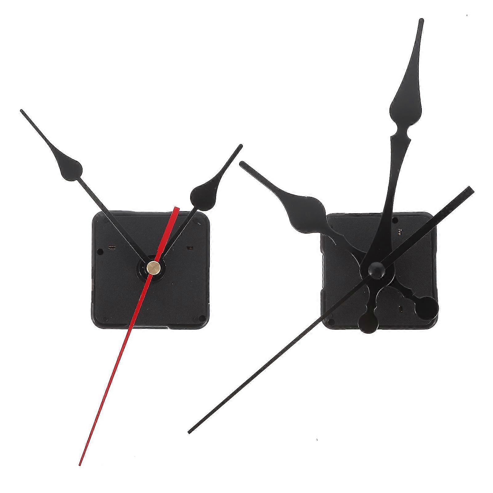 2 Sets Sports Accessories DIY Kits Clock Supplies Clock Pinter Parts Silent Clock Mechanism Kit