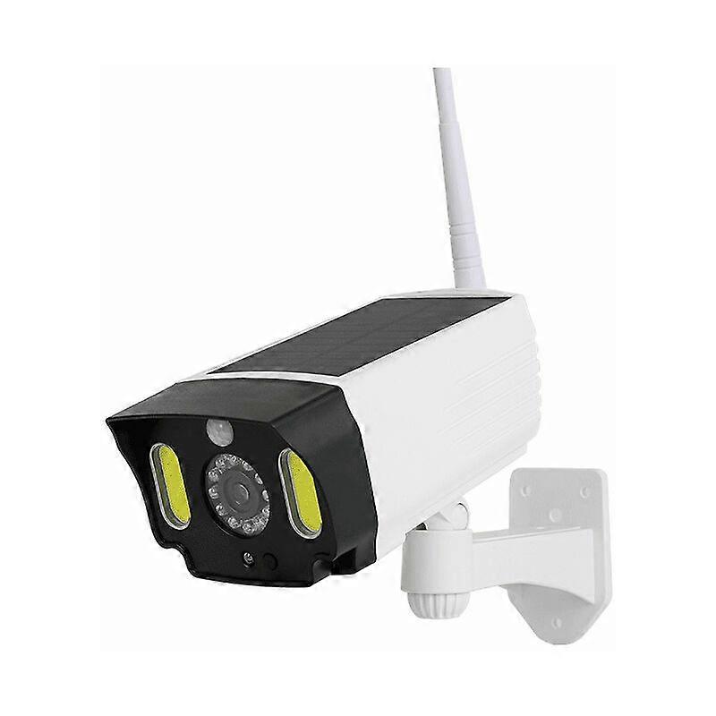 Outdoor dummy cameras Security and anti-theft with solar panel and motion detector. Waterproof LED CCTV, with flashing red LED light with 20 LED spot