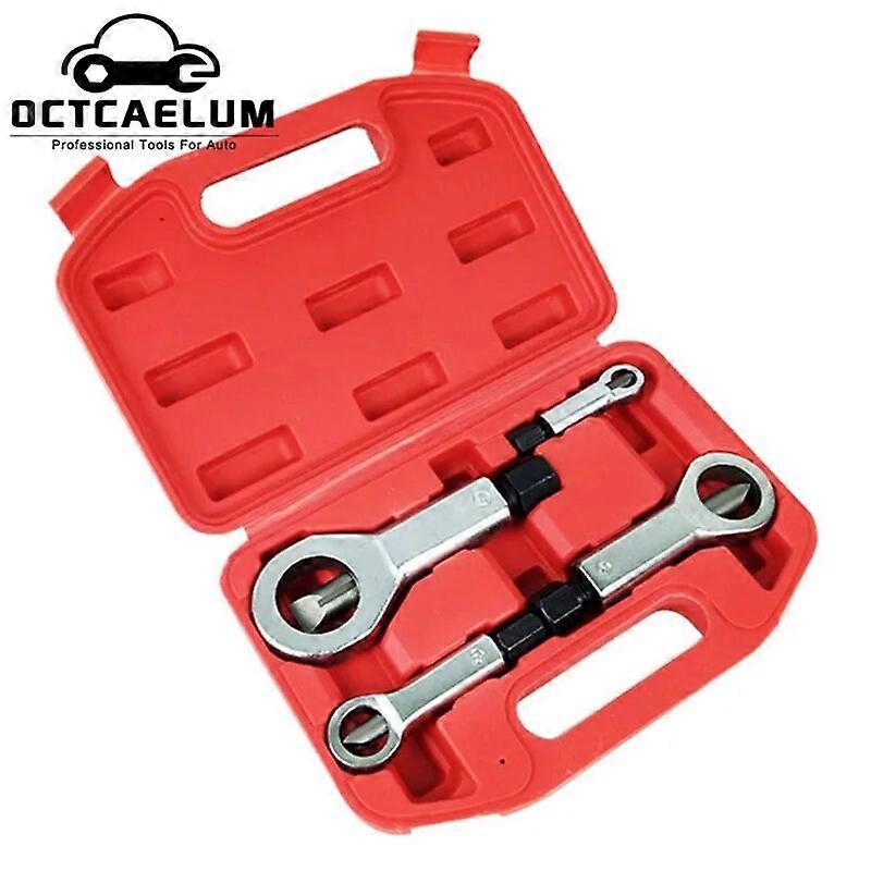 4Pcs Rusted Nut Splitter Wrench Alloy Steel Break Damaged Nuts Splitter Cracker Remover Extractor Tools No.35736