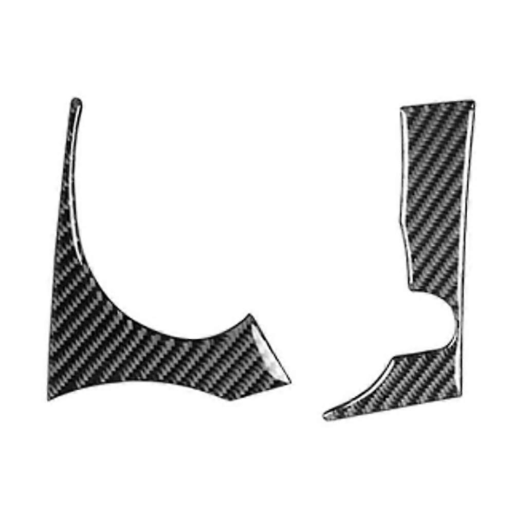 For 2008-2015 Both Side of Speedometer Carbon Fiber Sticker Button Cover Trim Accessories