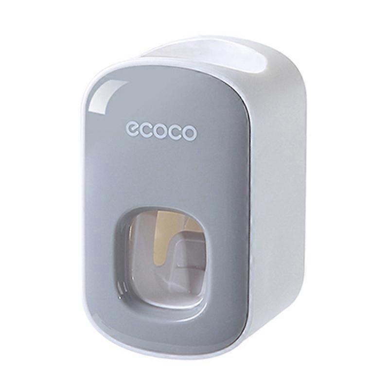 Smart Automatic Toothpaste Dispenser Set - One-Touch Squeezing, Wall-Mounted Toothbrush Holder, Space-Saving Design - Perfect for Family Bathroom Orga