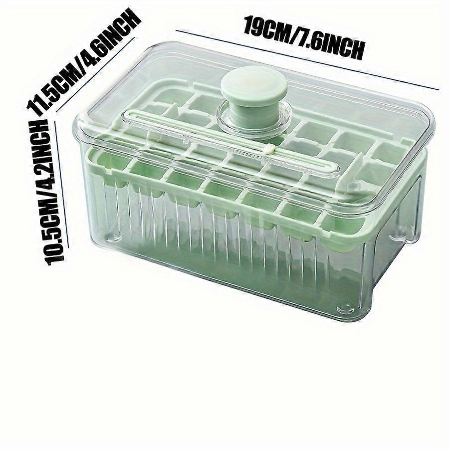 1 Set, Ice Cube Mold, Freezer Ice Tray With Ice Box, Easy To Release Ice Cubes Mold With Storage Box For Refrigerating Cocktails Whiskey Coffee, Kitch