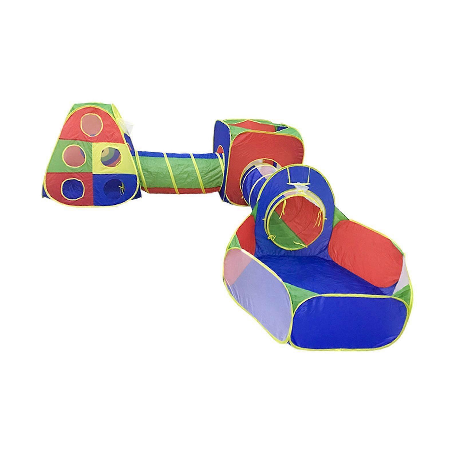 ילדים משחקים אוהל לשחק מנהרה מתקפל חסון מתנה נייד לבנים בנות ילדים סט חמישה חלקים
