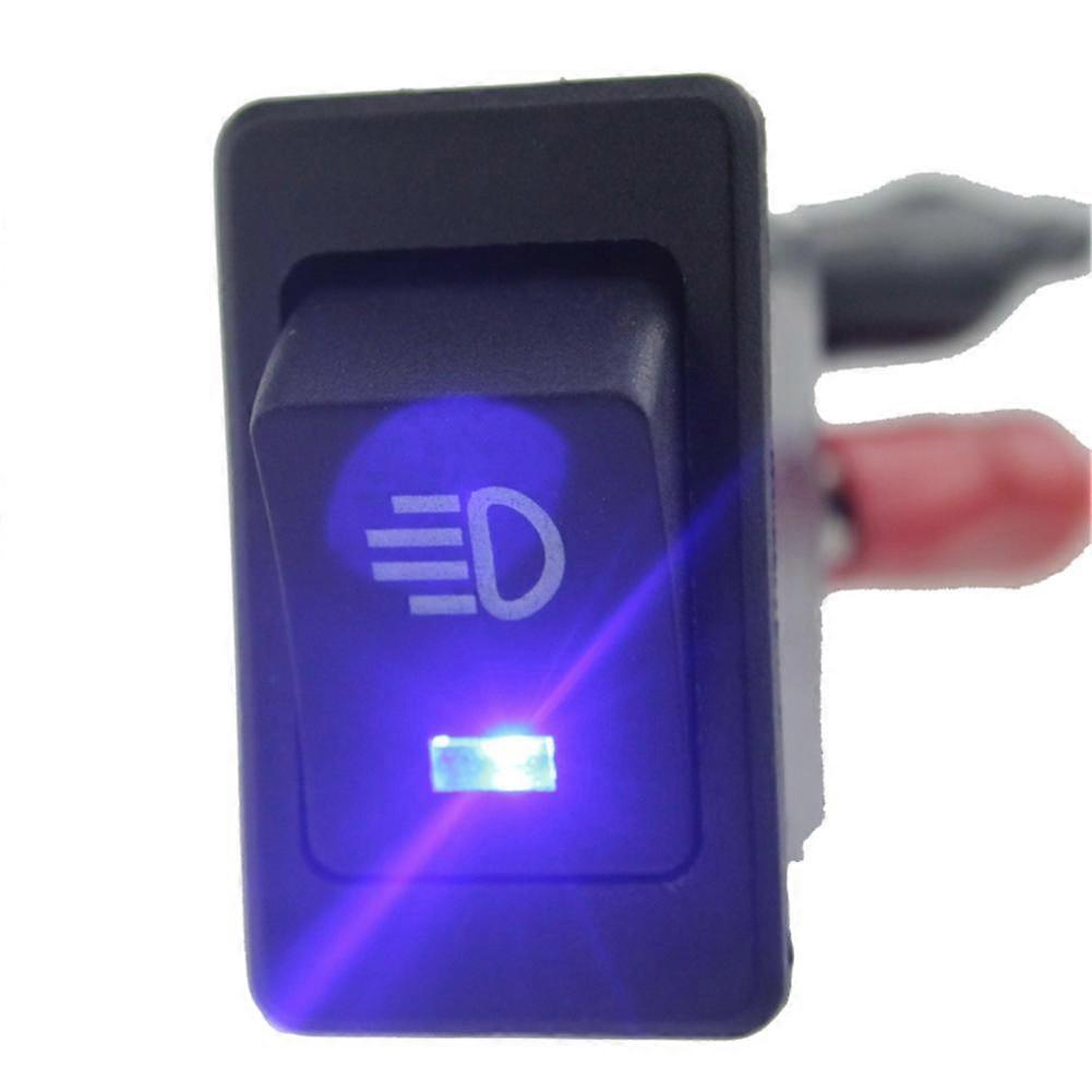 Gm Fog Light Automatic Tilt Lever Switch B35 Dc 12v 35a 4-pin Led Led Instrument Panel Color Red Green Amber Blue White
