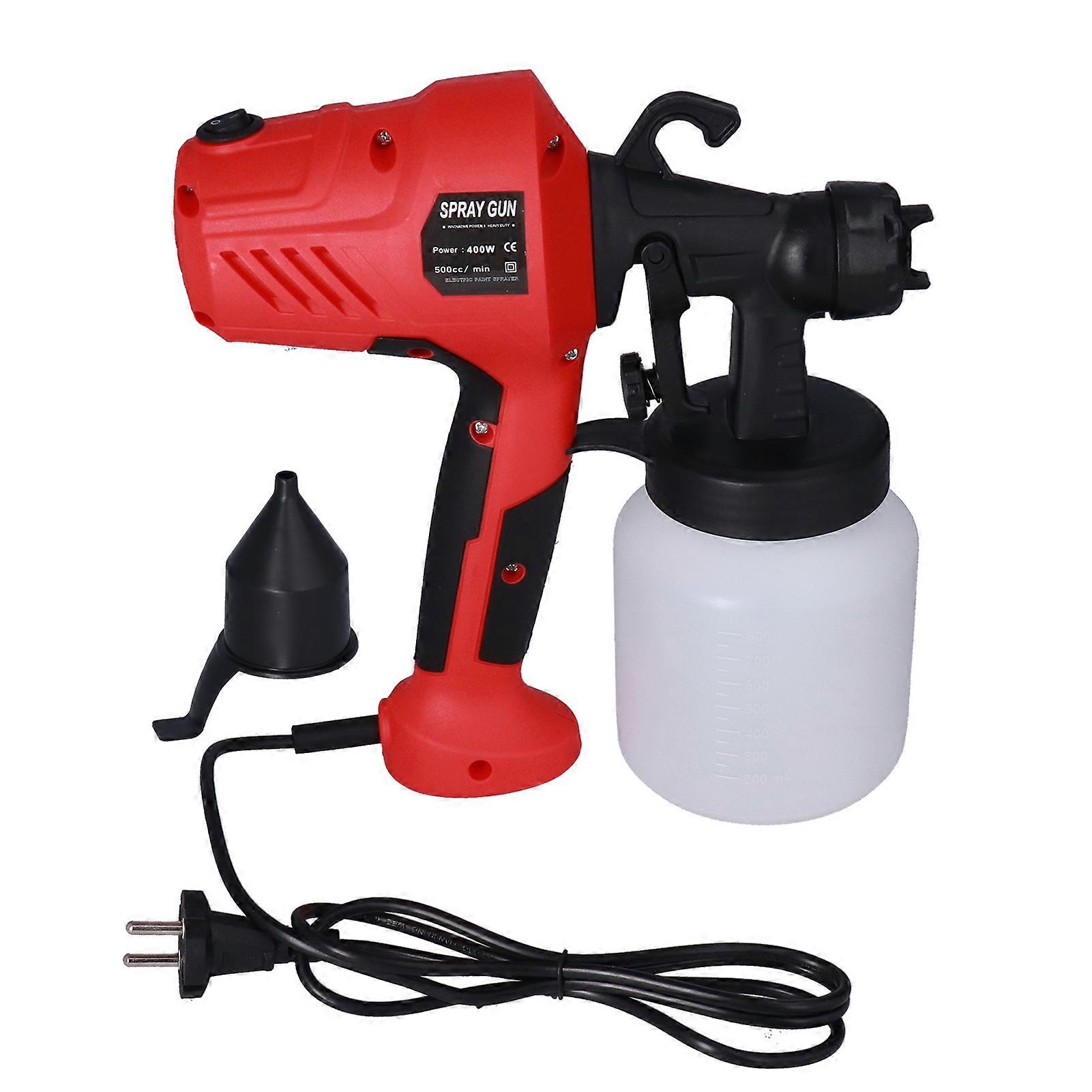 Paint Sprayer Handheld Spray Gun Electric Paint Gun With 800ml Container For Home Painting Projects Eu 250v
