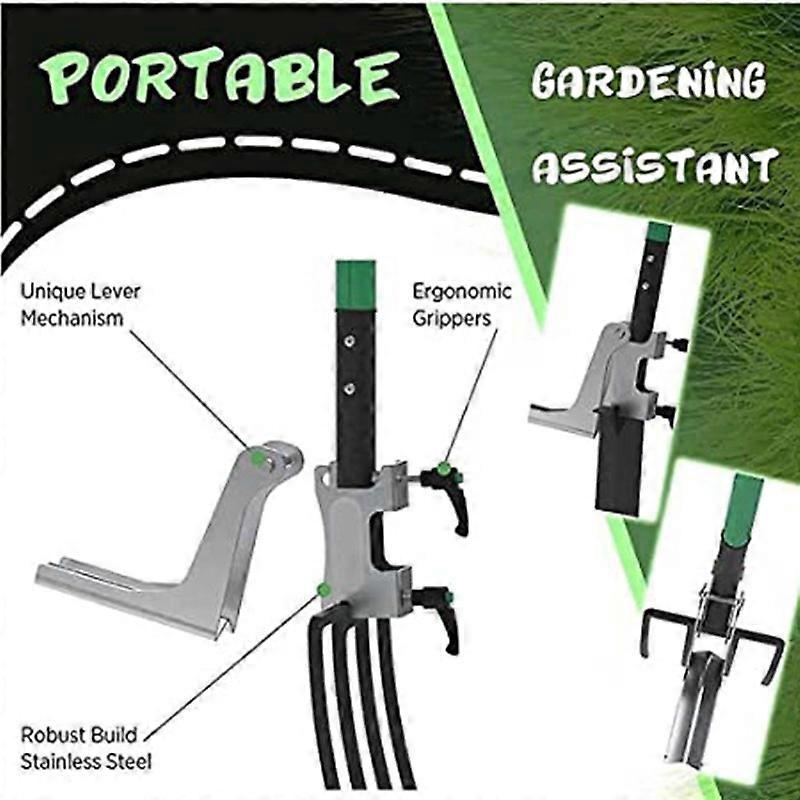 Step on weed control assistant, convenient outdoor park garden gardening weed control tool, little helper