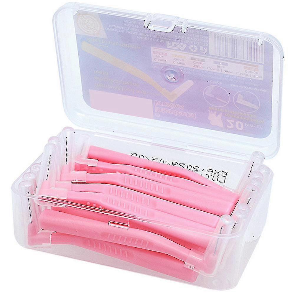 20pcs Brosse interdentaire en forme de L Oral Floss Flosser Outil de nettoyage des dents