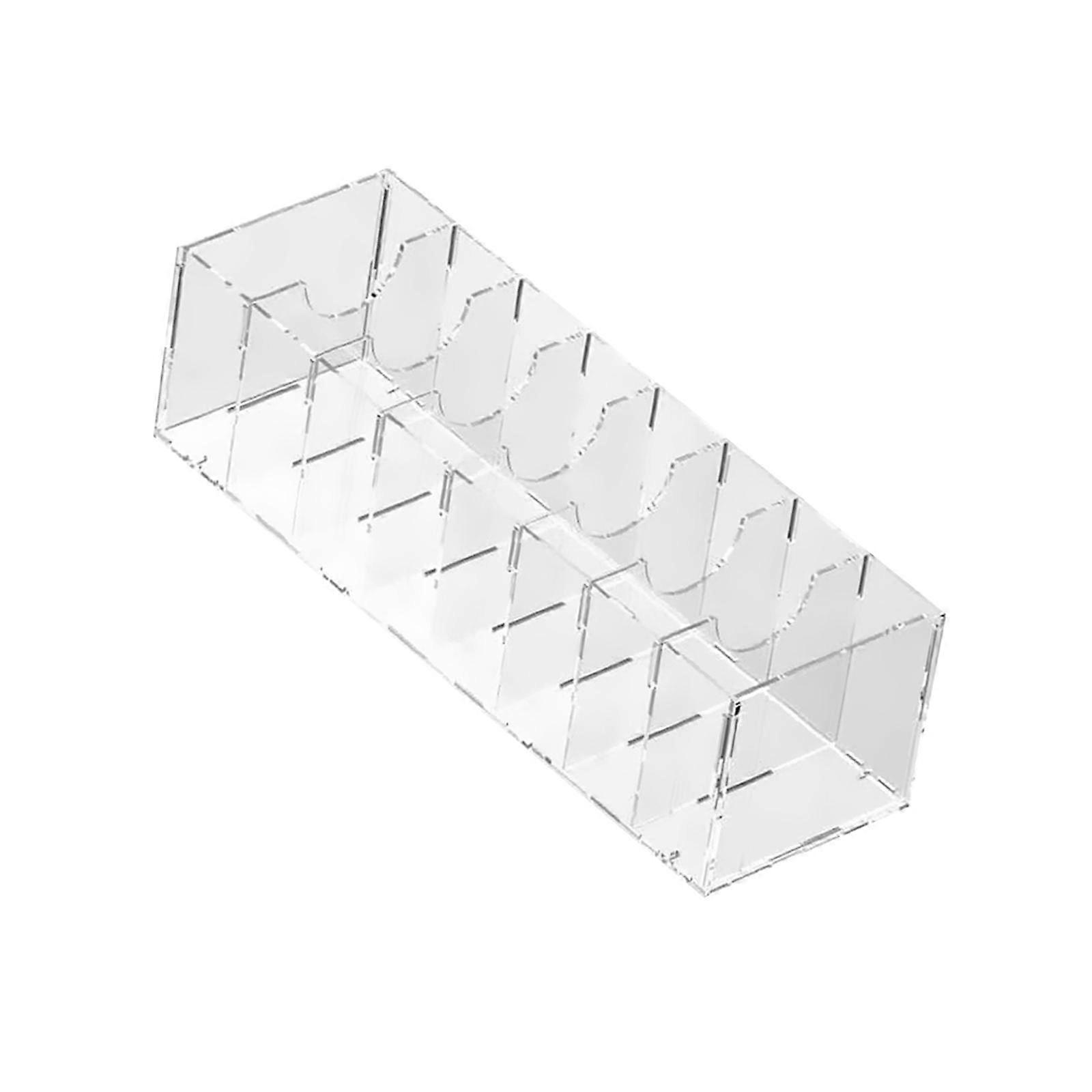 アクリルベルトオーガナイザークリアショーケースワードローブベルトコンテナ収納ホルダー