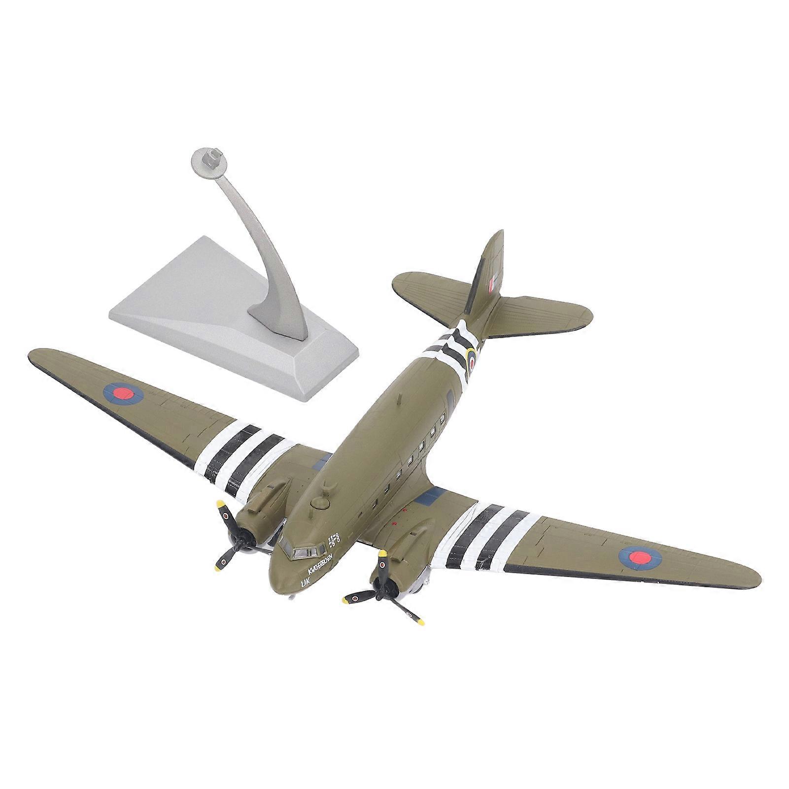 Airplane Model with Bracket Realistic Structure Alloy Aircraft Ornaments Toy for Collection and Displ
