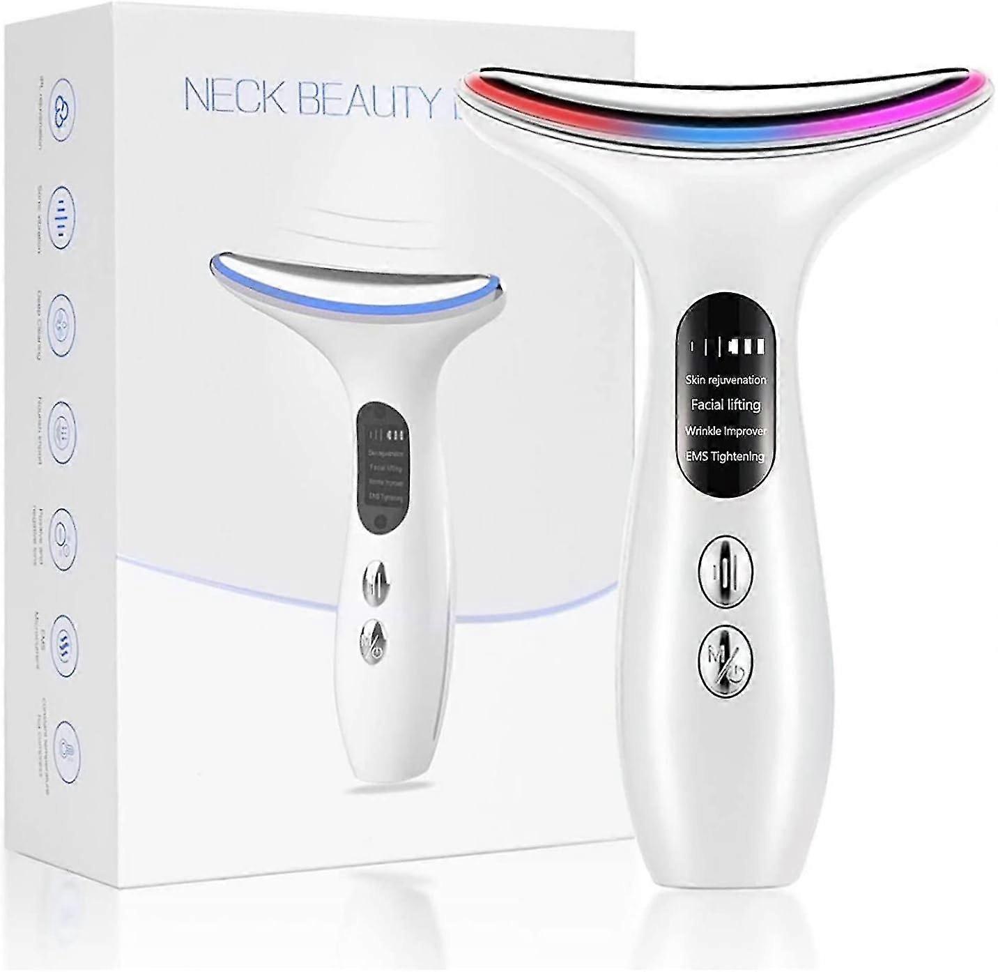 Face Massager Against Wrinkles, Face Beauty Device With 4 Modes, 45c Anti-wrinkle Face Device For Skin Tightening & Lifting