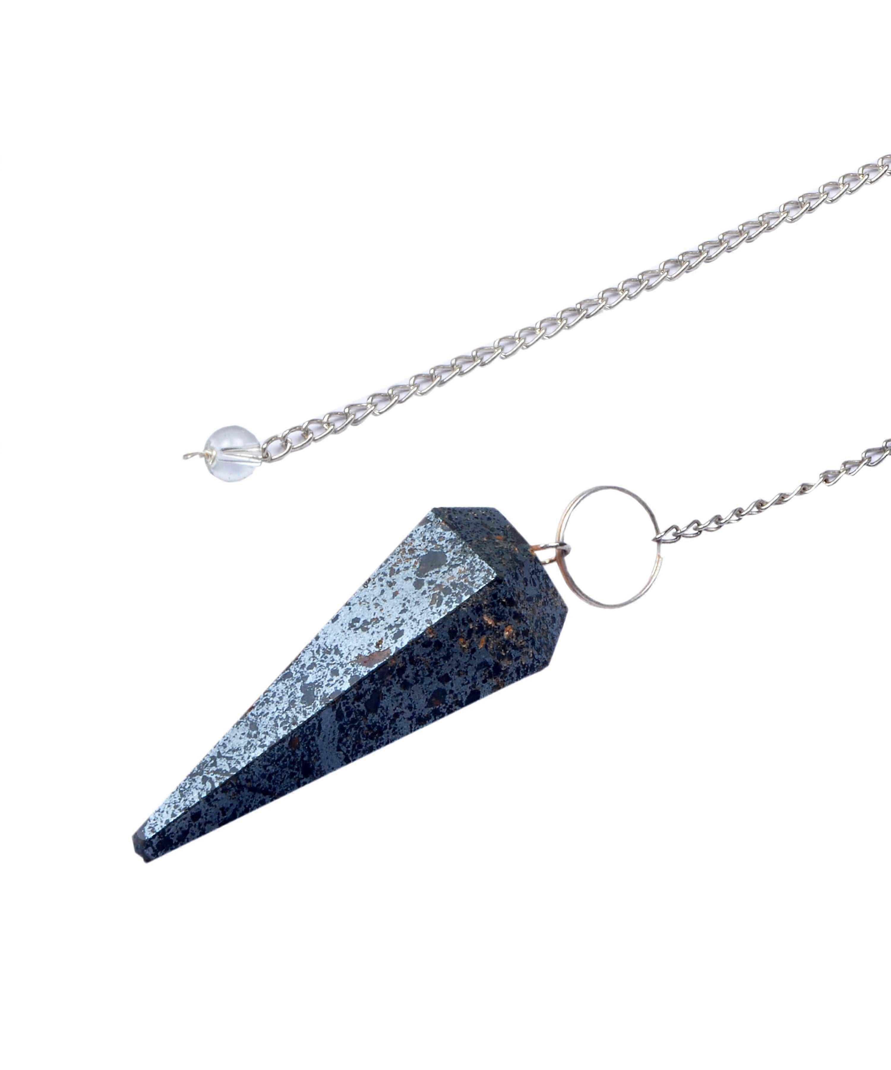 Apache Crystal Stone Pendulum For Energy Imbalances