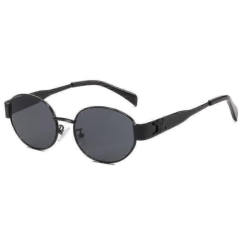2023 New Fashion Arc De Triomphe Retro Oval Frame Sunglasses