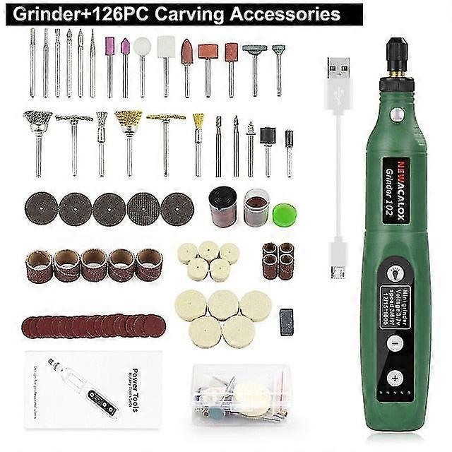Usb charging variable speed mini grinder machine rotary tools kit grinder set