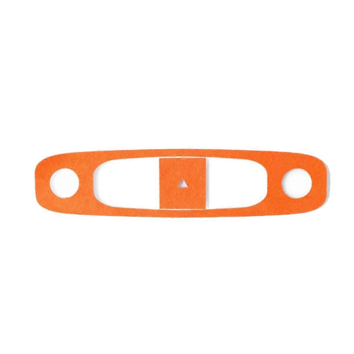 Car Reading Light Frame Trim Sticker for Model Y 2023-2018 Front Inside Lamp Panel Cover Orange