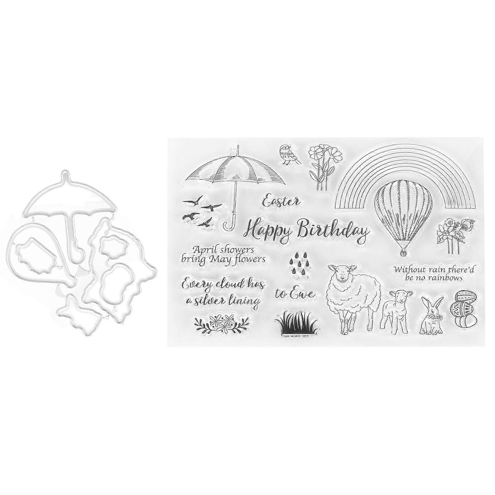 Transparent Stamp SkinFriendly DIY Reusable Clear Stamp for Card Making Decoration Scrapbooking