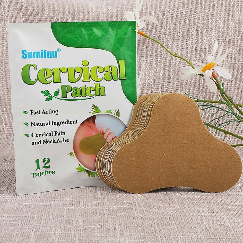 Absinthe Vertèbre cervicale Patch Cou Douleur & Muscle Arthrite Paster 12pcs