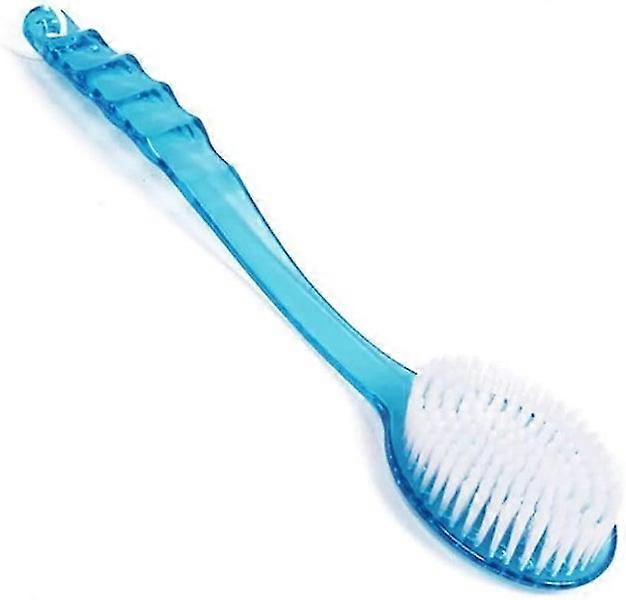 Natural Soft Bristle Long Handle Shower Back Brush Scrubber