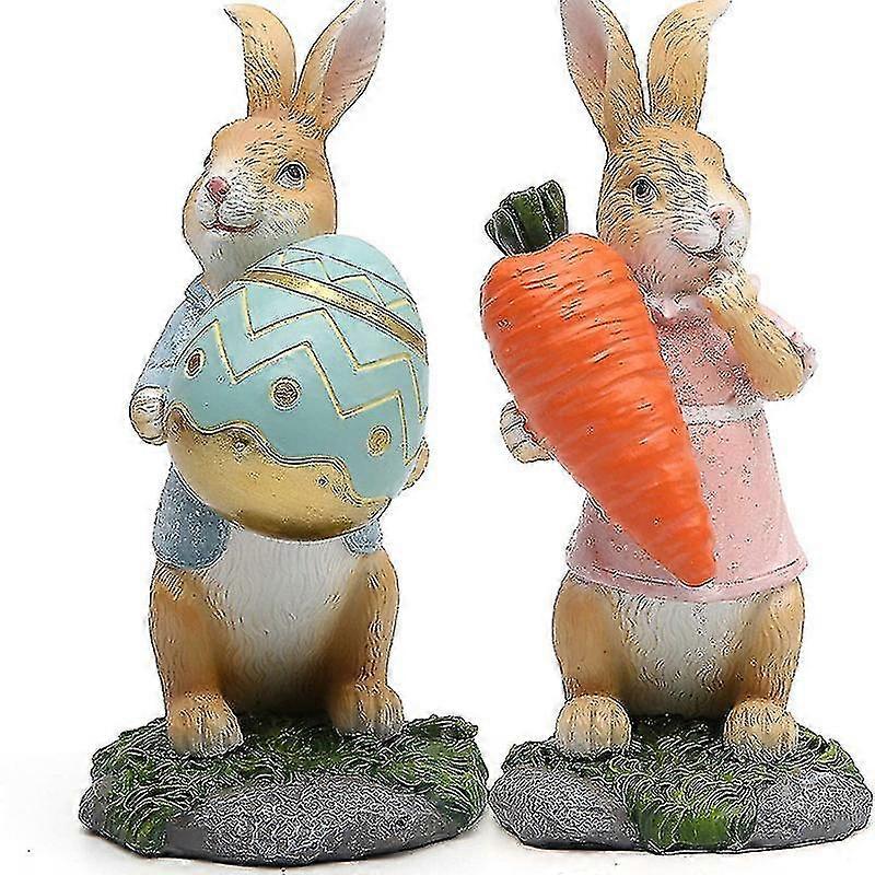 Rat Bunny Ornts Eggs Carrot Branches Crafts Figurines