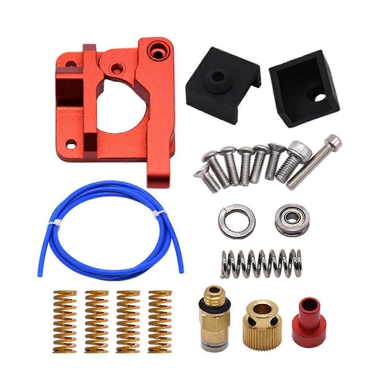 Upgrade Dual Gear Extruder with Tube/Silicone Case/Spring Kit for CR10 CR10S 3D Printer Extruder