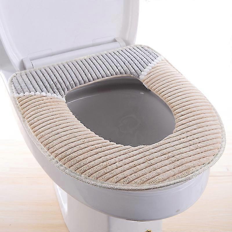 WC Sitzbezüge Badezimmer weich warm waschbar WC Sitzüberzug Kissen Warm WC Sitzbezüge Toilettensitzbespannung Toilettensitz