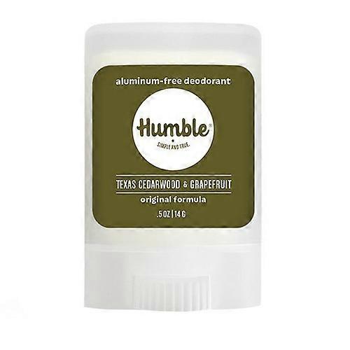 Humble Brands除臭剂旅行装原味德克萨斯雪松和葡萄柚,0.5盎司(1包)