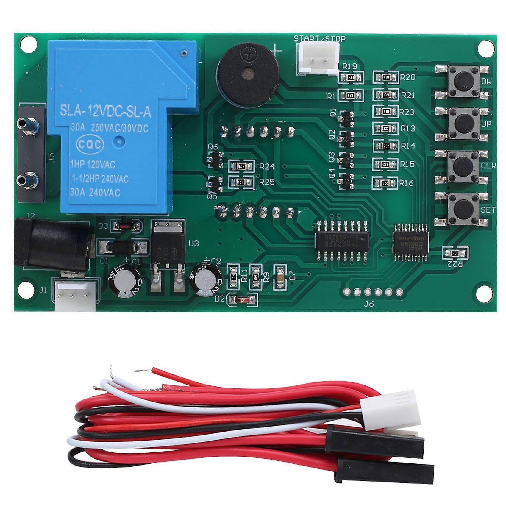 Four Digits Time Control Minute Timer Board Arcade Game Coin Acceptor Selector Pump Water Washing M