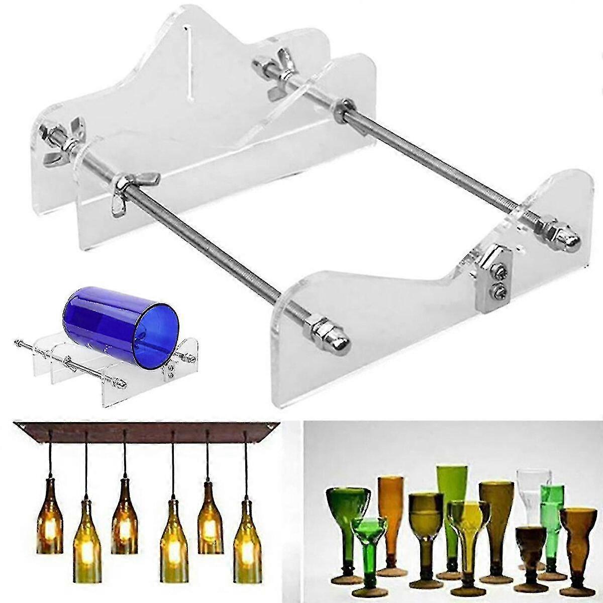 beer Wine Glass Bottle Cutter Machine Tool Diy Art Craft Jar Cutting Kit Recycle