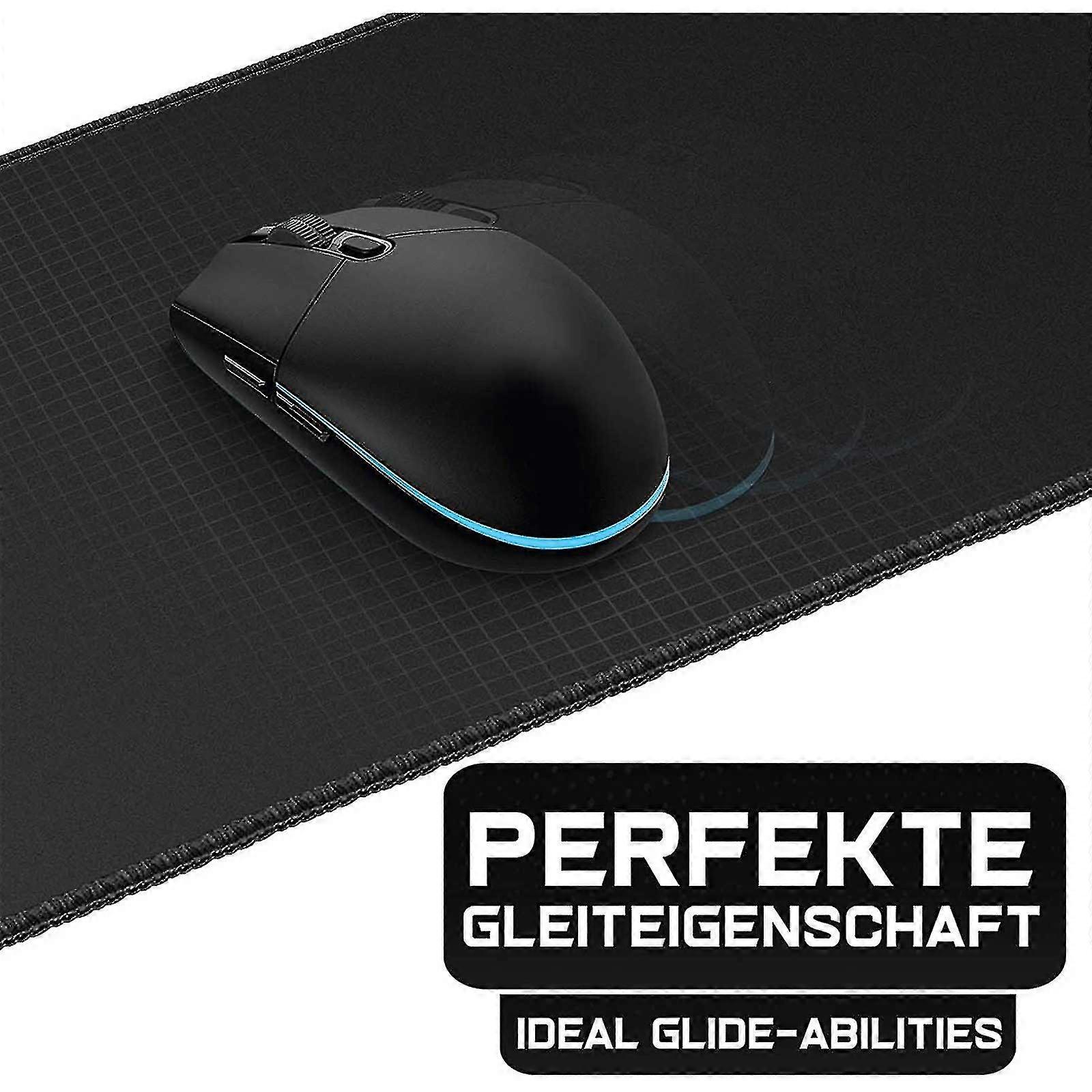 Gaming Mouse Pad 90x 40cm Non-slip Rubber Base Special Surface Black