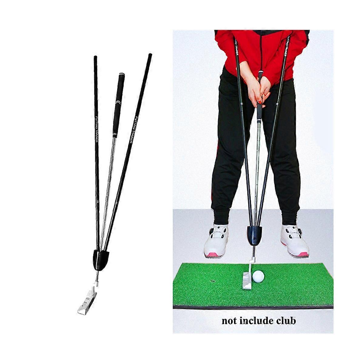 Golf Putter Trainer Putting Gesture Assist Batting Force Angle Action ...