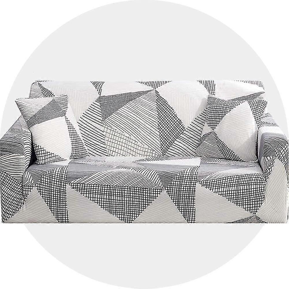 Sofa Covers Stretch Settee Couch Cover Patterned Slipcovers 2 Seater, Acsergery White Gift