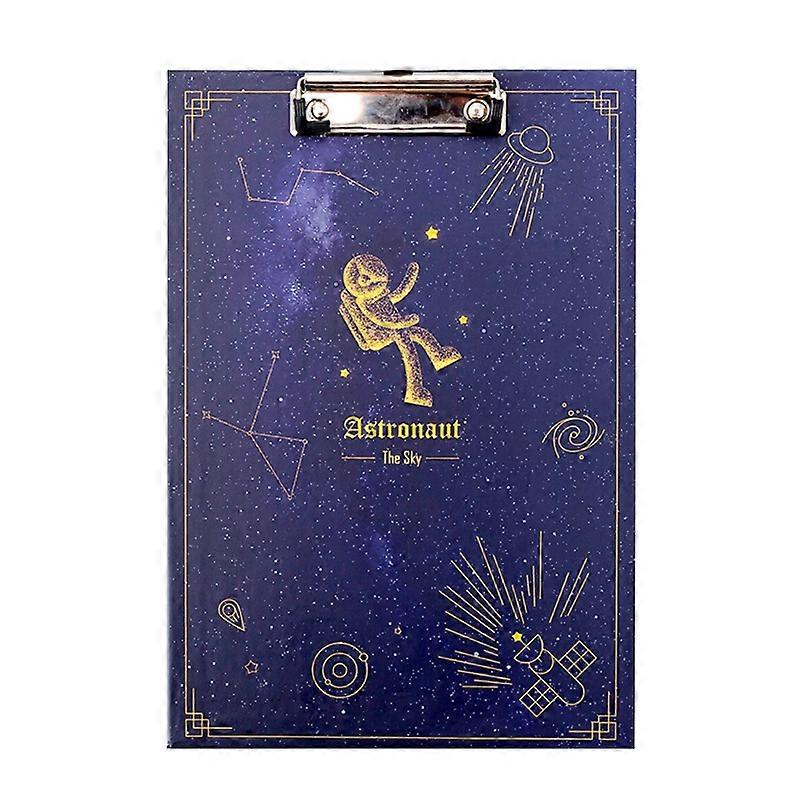 Starry Sky Series Writing Board Clipboard for Office School Hardboard A4 Paper Pad Paperboard File Holder for Writing Drawing Stationery