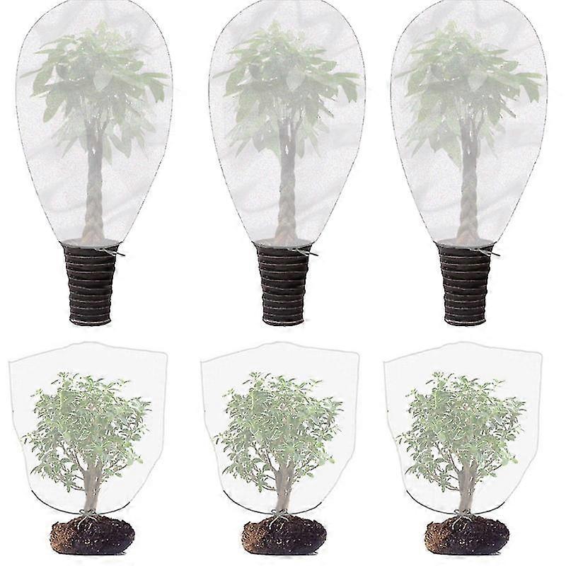 Garden Bugs Barrier Netting Plant Cover With Drawstring Bird Barrier Netting Mesh Tree Covers For Plant Fruits Flower Vegetables