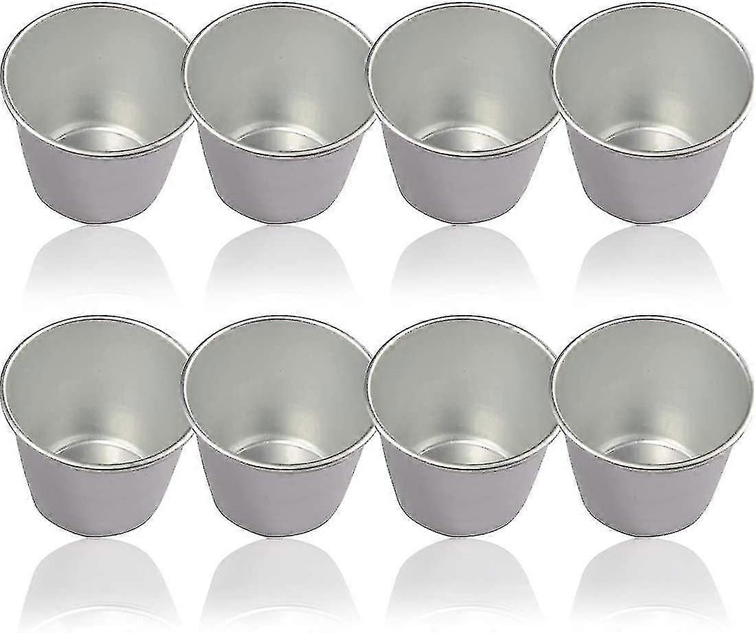 Pudding Pot, Set Of 8 Aluminum Pudding Buckets
