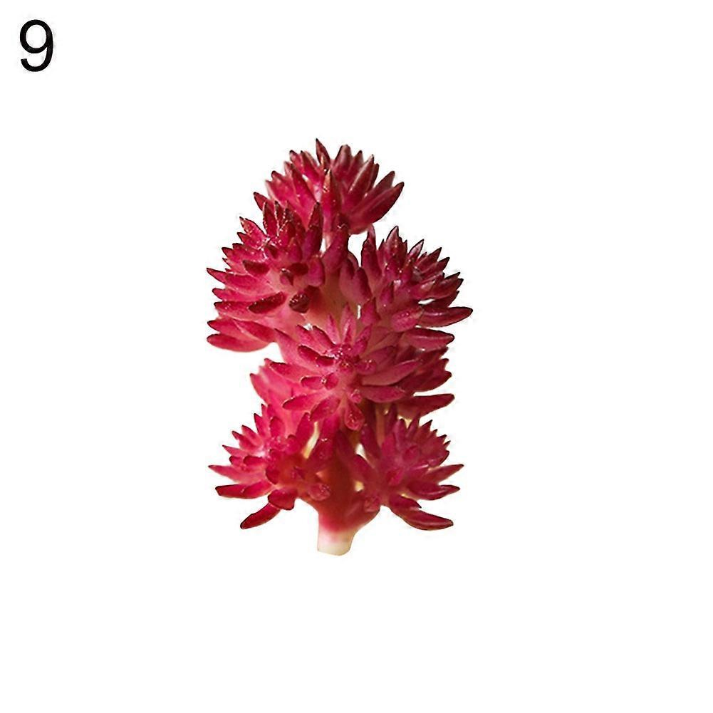 1Pc Artificial Succulent Plant Flocking Flower DIY Home Office Bonsai Decoration