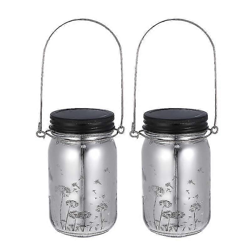 2pcs Mason Jar Lantern Light