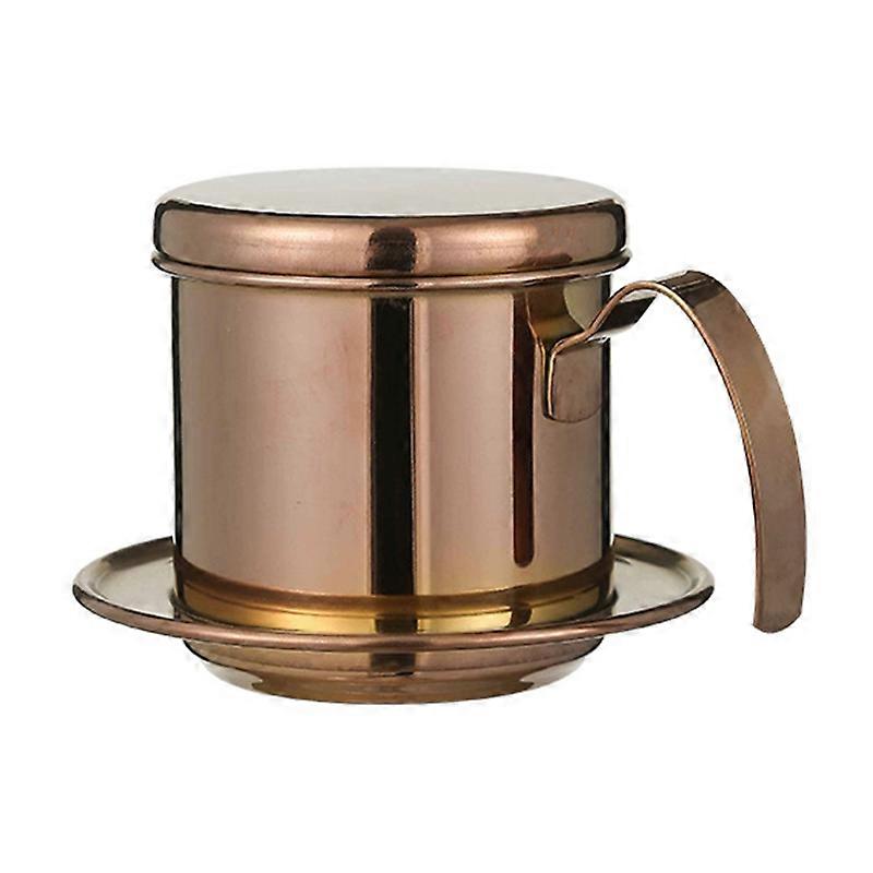 Vietnamese Coffee Filter Non Fade High Temperature Resistance Humanized Handle Stainless Steel Vietnamese Coffee Drip Filter for Home KAESI