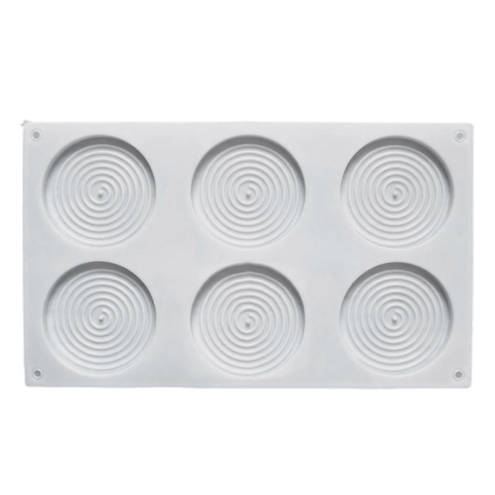 Cake Mold Reused Easy to Release Food Grade Soft Make Ice Bake Silicone Six Gravity Cookie Mold Bakeware Tools KAESI