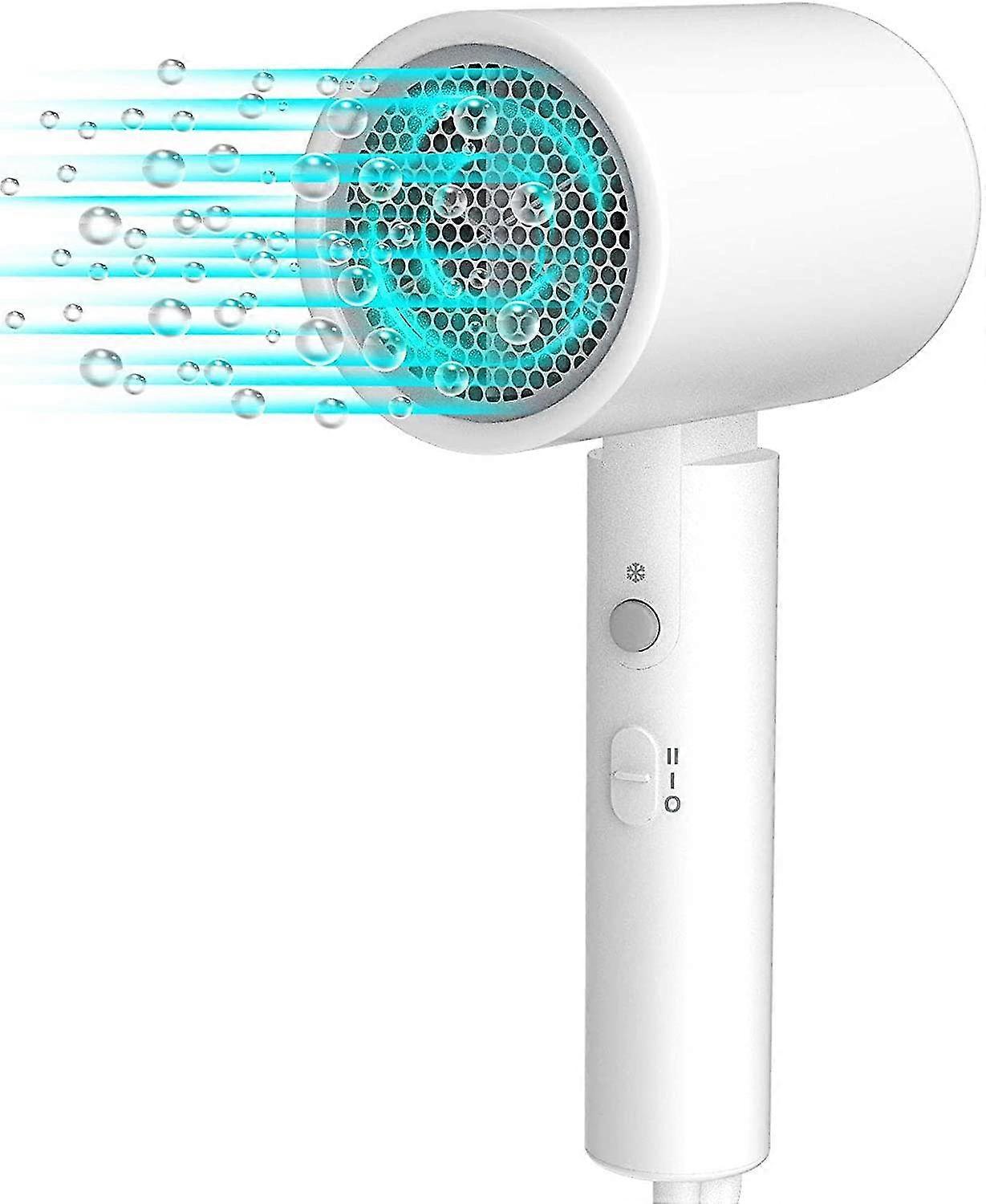 مجفف شعر ، مجفف شعر أيوني قوي بدرجة حرارة ثابتة 2200 واط ، مقبض قابل للطي خفيف للغاية ومكثف 360 ، 2