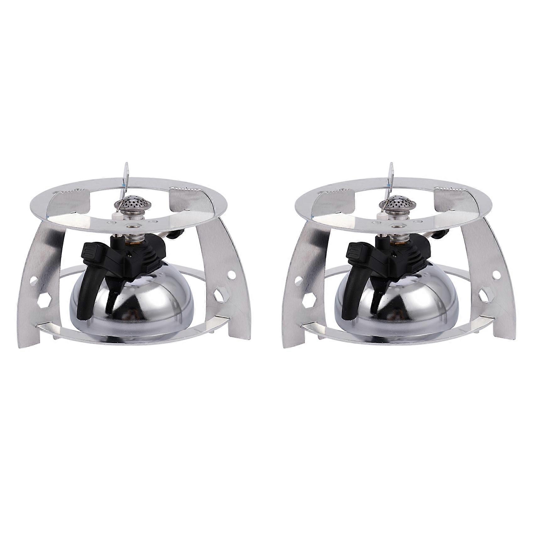 2X Tabletop Butane Gas Burner with Flame Head for Siphon