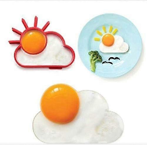 Heyone Breakfast Omelette Mold Silicone Egg Pancake Ring Shaper Cooking Tool DIY Kitchen Accessories