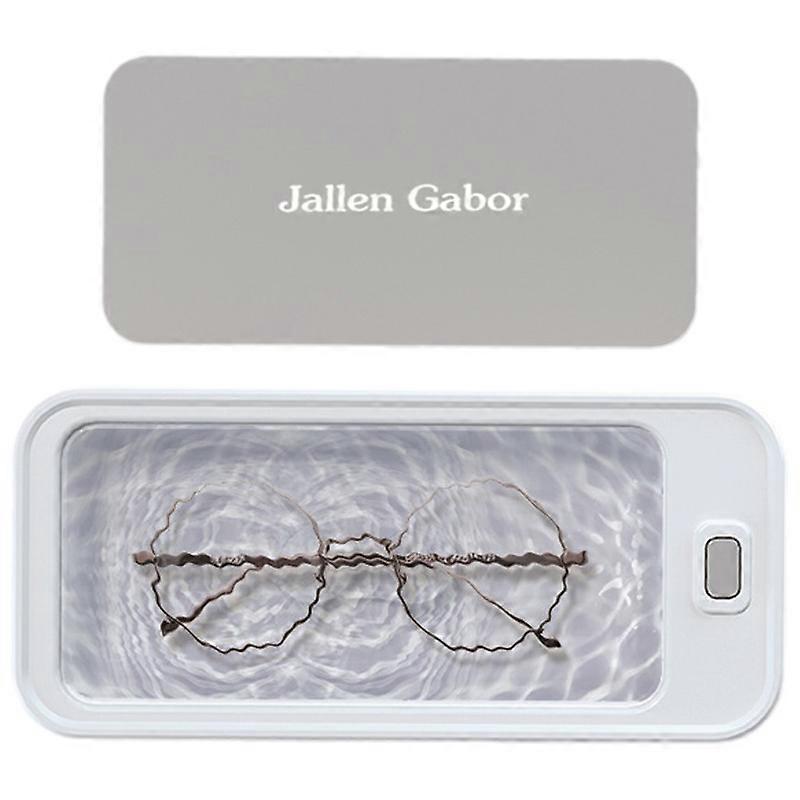 Machine de nettoyage de lunettes à ultrasons Multifonctionnel Machine de nettoyage de bijoux Petit nettoyeur portable