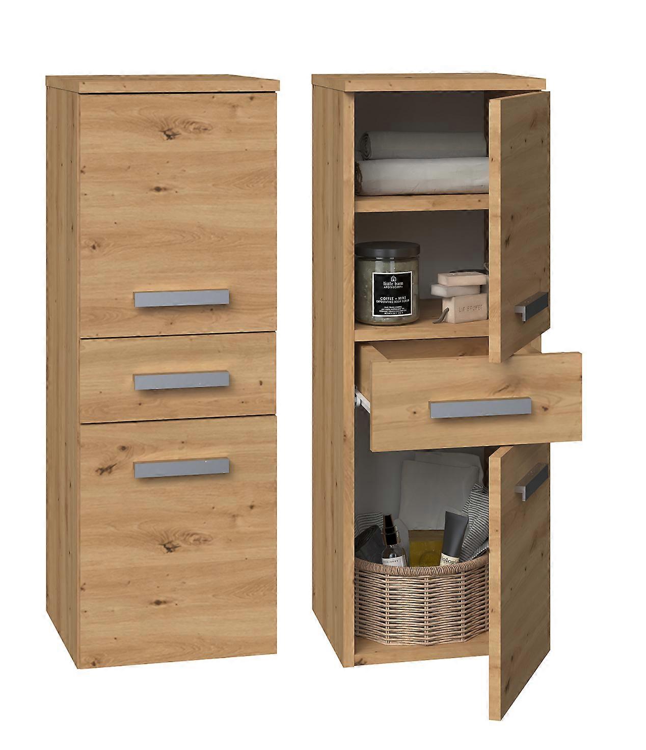 Badezimmer-Schrank NEL V DDS Eiche artisan