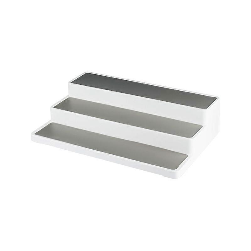 Multifunctional kitchen layered spice bottle rack ladder storage rack desktop classification storage rack